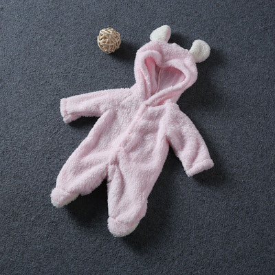 Gosig Teddy-Romper för Baby – Perfekt för Vintern
