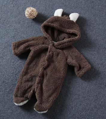 Gosig Teddy-Romper för Baby – Perfekt för Vintern