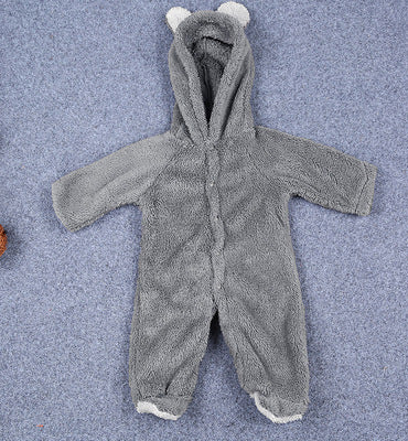 Gosig Teddy-Romper för Baby – Perfekt för Vintern