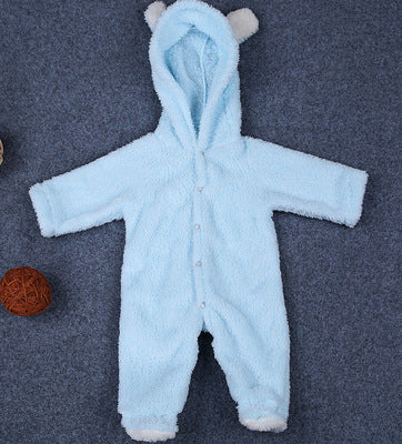 Gosig Teddy-Romper för Baby – Perfekt för Vintern
