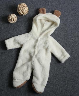 Gosig Teddy-Romper för Baby – Perfekt för Vintern